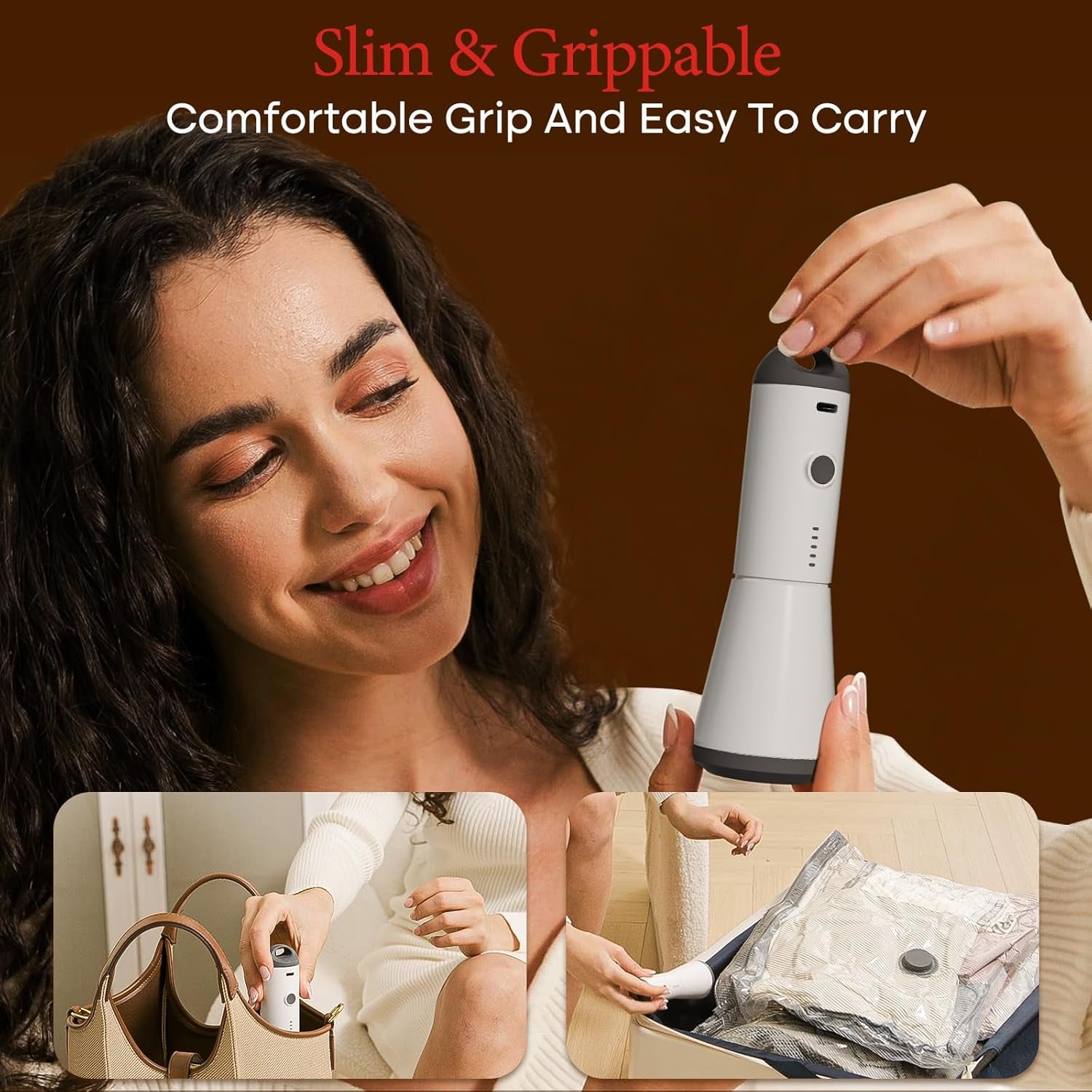 Travel Compression Vacuum Bags with Rechargeable Air Pump - 15 Combo Space Saver for Luggage and Suitcase