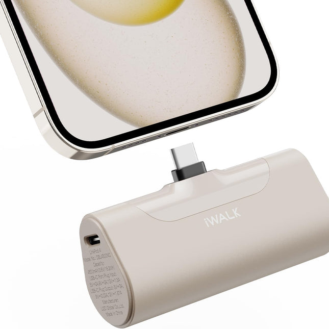 Portable Charger for Iphone 17/16/15 USB-C Small Power Bank 20W 4,500Mah Fast Charging Battery Pack Compatible with Iphone 15/16/17 Plus/17 Pro/17 Pro Max, Samsung Galaxy S25/S24/S23 Android